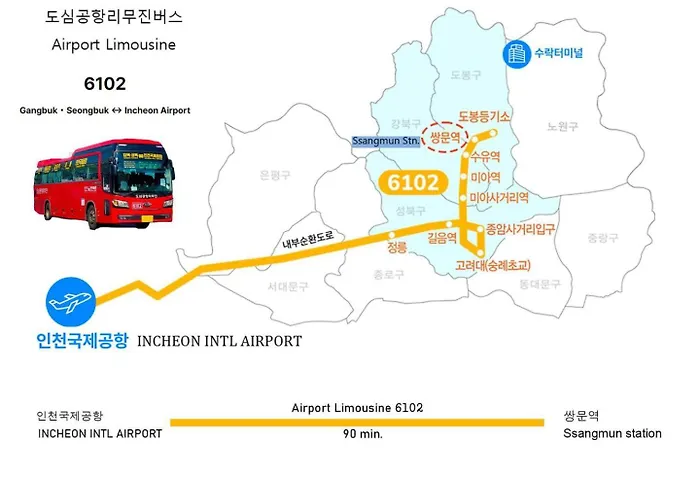 アパート Ssangmun Bukhansan, Dobongsan Mountain And Find Comfort Anywhere Go *